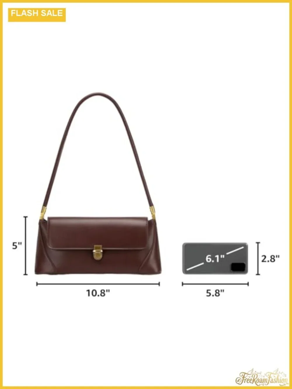 Vintage PU Leather Hobo Shoulder Bag Women Retro Small Purse Tote Handbag